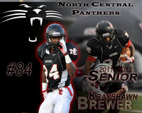 2011 NCHS Football Senior Posters